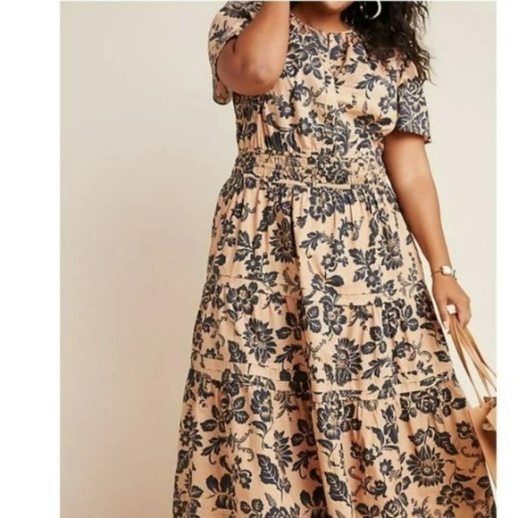Anthropologie Dresses & Skirts - Maeve Somerset Floral Maxi Dress